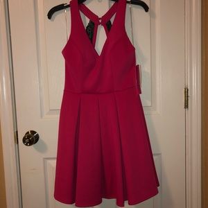 Hot Pink dress. Brand new. Size 7 (juniors)